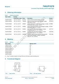74AUP1G79GN Datasheet Page 2