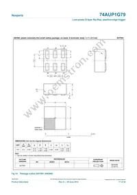 74AUP1G79GN Datasheet Page 17