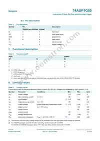 74AUP1G80GS Datasheet Page 4