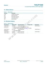 74AUP1G80GS Datasheet Page 19