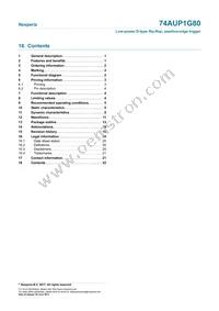 74AUP1G80GS Datasheet Page 22