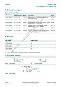 74AUP1G86GN Datasheet Page 2