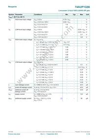 74AUP1G86GN Datasheet Page 6
