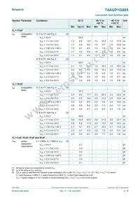 74AUP1G885GD Datasheet Page 9