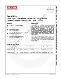 74AUP1G95FHX Datasheet Page 2