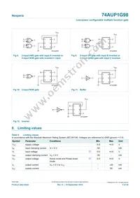 74AUP1G98GN Datasheet Page 5