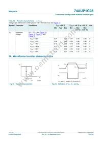 74AUP1G98GN Datasheet Page 13