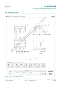 74AUP1G98GN Datasheet Page 15