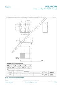 74AUP1G98GN Datasheet Page 17