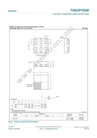 74AUP1G98GN Datasheet Page 19