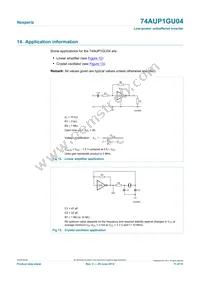 74AUP1GU04GN Datasheet Page 11