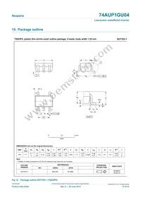 74AUP1GU04GN Datasheet Page 12