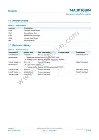 74AUP1GU04GN Datasheet Page 18