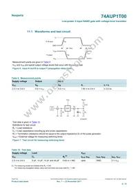 74AUP1T00GXH Datasheet Page 9