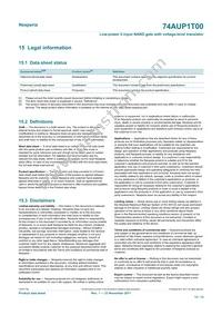 74AUP1T00GXH Datasheet Page 13