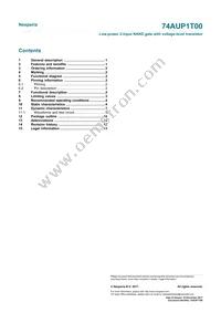 74AUP1T00GXH Datasheet Page 15