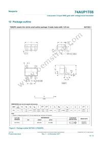 74AUP1T08GXH Datasheet Page 10