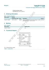 74AUP1T1326GT Datasheet Page 2