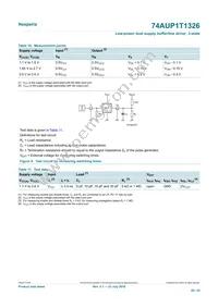 74AUP1T1326GT Datasheet Page 20