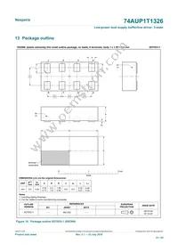 74AUP1T1326GT Datasheet Page 21