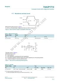 74AUP1T14GXH Datasheet Page 9