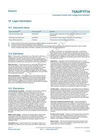 74AUP1T14GXH Datasheet Page 13