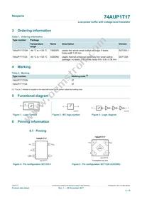 74AUP1T17GXH Datasheet Page 2