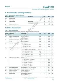 74AUP1T17GXH Datasheet Page 4