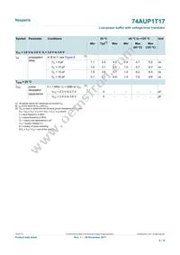 74AUP1T17GXH Datasheet Page 8