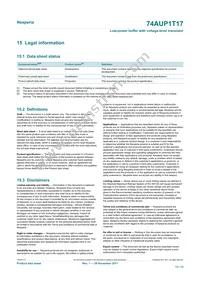 74AUP1T17GXH Datasheet Page 13