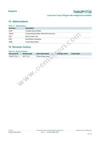 74AUP1T32GWH Datasheet Page 12