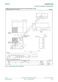 74AUP1T34GF Datasheet Page 19