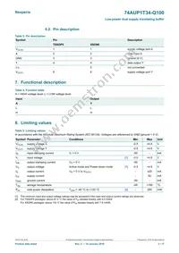 74AUP1T34GW-Q100H Datasheet Page 3