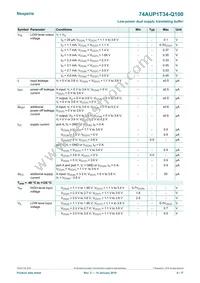 74AUP1T34GW-Q100H Datasheet Page 6