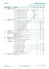 74AUP1T34GW-Q100H Datasheet Page 7