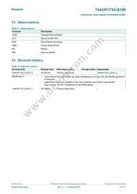 74AUP1T34GW-Q100H Datasheet Page 15