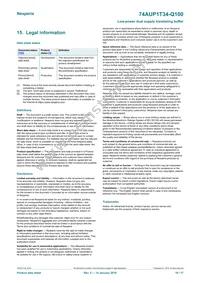 74AUP1T34GW-Q100H Datasheet Page 16