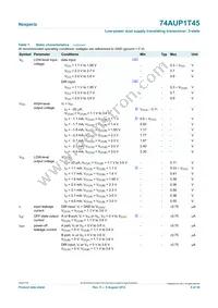 74AUP1T45GM Datasheet Page 9