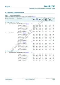 74AUP1T45GM Datasheet Page 11