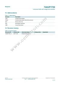 74AUP1T50GWH Datasheet Page 12