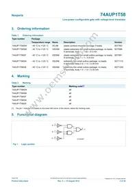74AUP1T58GN Datasheet Page 2