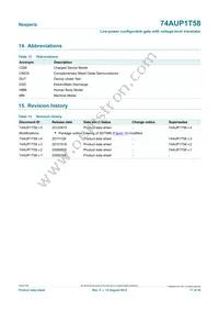74AUP1T58GN Datasheet Page 17