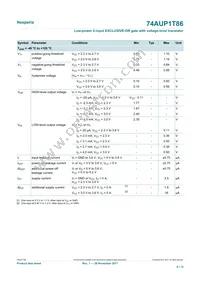 74AUP1T86GWH Datasheet Page 6