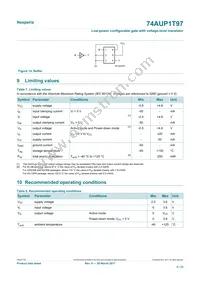 74AUP1T97GS Datasheet Page 6