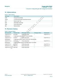 74AUP1T97GS Datasheet Page 20