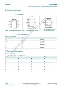 74AUP1T98GN Datasheet Page 3