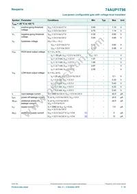 74AUP1T98GN Datasheet Page 7