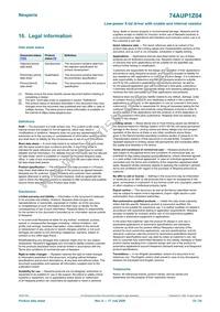 74AUP1Z04GN Datasheet Page 23