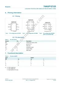 74AUP1Z125GN Datasheet Page 3