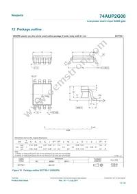 74AUP2G00GD Datasheet Page 12